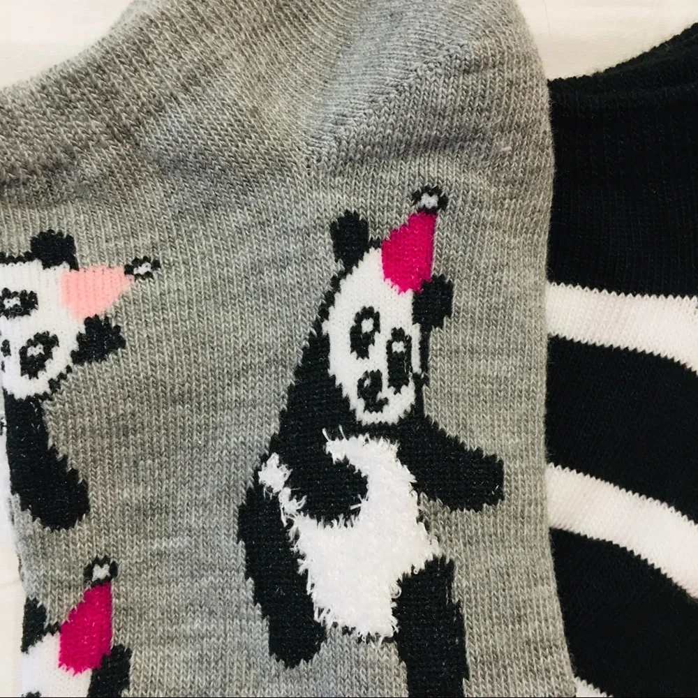 Socks PANDAS, KOWOLA, WHITE & PASTEL! 7 prs